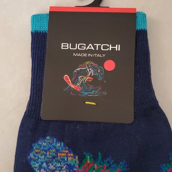NWT Bugatchi Mens Mid-Calf Fine Italian Socks - Picture 2 of 4
